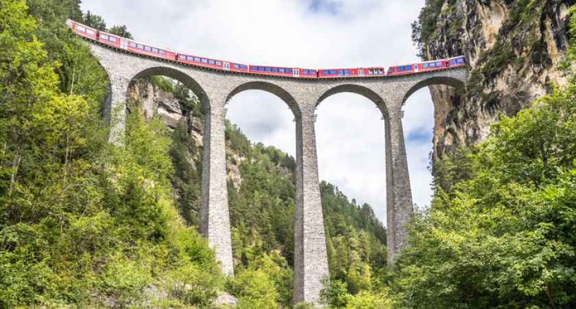 İzmir Çıkışlı Alp Dağlarında Bernina Express ile Tren Keyfi